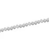 18ct White Gold Mixed Cut 7.00ct Lab Grown Diamond Bracelet