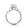 Platinum Lab Grown 1.50ct Round Brilliant Diamond Solitaire Ring