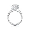 Platinum Oval Cut 4.00ct Lab Grown Diamond Solitaire Ring