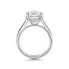 Platinum Oval Cut 5.00ct Lab Grown Diamond Solitaire Ring