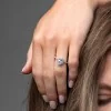 Platinum Lab Grown 2.00ct Pear Diamond Halo Shoulders Ring