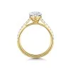 18ct Yellow Gold Pear Cut 2.25ct Lab Grown Diamond Solitaire Ring