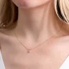 9ct Yellow Gold Round Brilliant Topaz Solitaire Pendant Charm