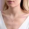 9ct White Gold Round Brilliant Pearl Solitaire Pendant Charm