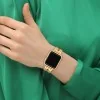 Coach Gold Tone Heart Apple Watch Strap 14700336