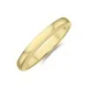 Ladies 18ct Yellow Gold 2.5mm D-Shape Wedding Ring