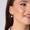 18ct Yellow Gold Vermeil Pearl Drop Earrings