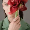 Princess Flower 0.19ct Diamond Ring ADR777RI0639_RG 