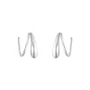 Georg Jensen Mercy Sterling Silver Swirl Earrings 10015148