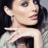 18ct White Gold Brilliant Cut 5.00ct Diamond Hoop Earrings