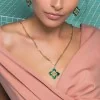 Roberto Coin 18ct Yellow Gold Venetian Princess Malachite Pendant ADV777CL3191_YG