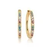 Sif Jakobs Ellera Grande Hoop Earrings SJ-E2869-XCZ(YG)