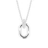 Sif Jakobs Capri Due Link Pendant SJ-P62018-CZ-SS45-60
