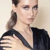 18ct White Gold Brilliant Cut 2.97ct Diamond Graduated Tennis Necklace