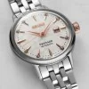 Seiko Presage Cocktail Time 'Clover Club' Diamond Twist Ladies 30mm Watch SRE009J1