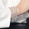 18ct White Gold Brilliant Cut 6.80ct Diamond Bracelet
