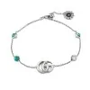 Gucci Interlocking Marmont Sterling Silver Bracelet YBA527393001 - Size L