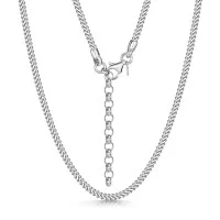 Silver Herringbone 50cm Gents Necklet