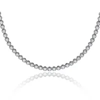 18ct White Gold Brilliant Cut 12.00ct Diamond Necklace