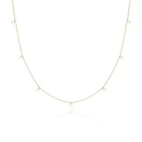 18ct Yellow Gold Brilliant Cut 0.30ct Diamond Necklace