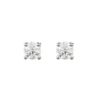 18ct White Gold Brilliant Cut 1.50ct Diamond Stud Earrings