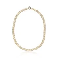9ct Yellow Gold Woven Necklace