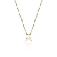 9ct Yellow Gold 'A' Letter Necklace