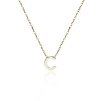 9ct Yellow Gold  'C' Letter Necklace