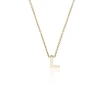 9ct Yellow Gold 'L' Letter Necklace