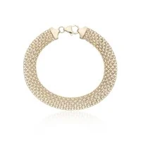 9ct Yellow Gold Woven Bracelet