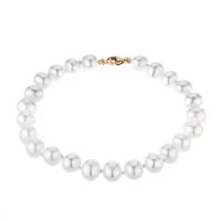 9ct Yellow Gold Pearl Bracelet