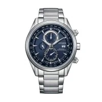 Citizen World Chronograph A.T Atomic Timekeeping 43mm Watch AT8260-85L