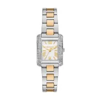 Michael Kors Petite Emery Pavé Two-Tone Watch MK4882