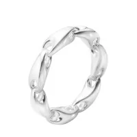 Georg Jensen Reflect Sterling Silver Chain Ring 20001090