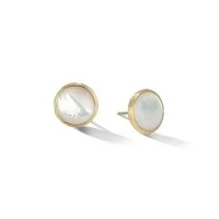 Marco Bicego Jaipur 18ct Yellow Gold Mother of Pearl Earrings OB1739MPW Y
