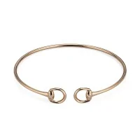Gucci Horsebit 18ct Rose Gold Diamond Bangle YBA837620001 17 - Medium