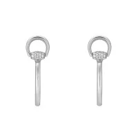 Gucci Horsebit White Gold and Diamond Earrings YBD837757001