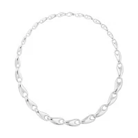 Georg Jensen Reflect Sterling Silver Chain Necklace 20001095