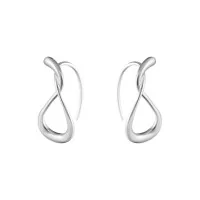 Georg Jensen Mercy Silver Drop Earrings 20001403