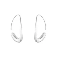 Georg Jensen Offspring Silver Open Hoop Earrings 10016947