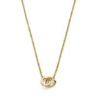 Olivia Burton Classic Kindred Interlink Heart Gold Plated Necklace 24100550