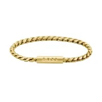 BOSS Doran Yellow Gold-Tone Gents Bracelet 1580696