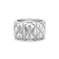 Fabergé Crown Quilted Ring with Diamonds 452RG 993 /3
