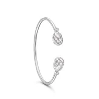 Fabergé Heritage Forever Quilted Open Bangle Bracelet 1070BT 2115