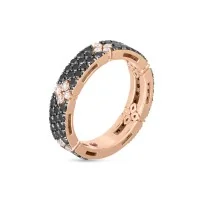 Roberto Coin Love in Verona 1.19ct Black Diamond 4.5mm Ring