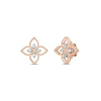 Roberto Coin Princess Flower 0.09ct Diamond Earrings