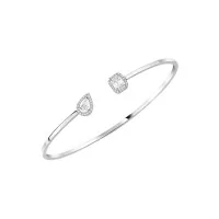 Messika My Twin Toi & Moi White Gold 0.40ct Diamond Bangle 07222-WG  