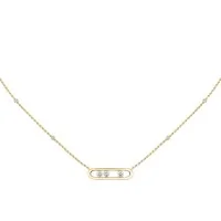 Messika Baby Move Yellow Gold Diamond Necklace 04323-YG
