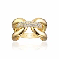 Sif Jakobs Capri Tre Link Ring R62016-CZ-SG