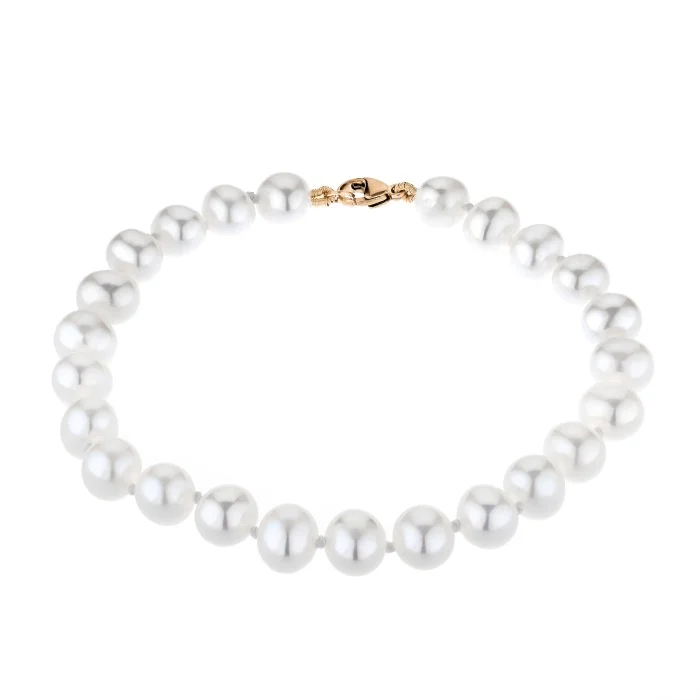 9ct Yellow Gold Pearl Bracelet 1